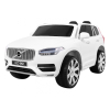 Volvo XC90 na akumulator dla dzieci Biały + Pilot + Bagażnik + EVA + Wolny Start + Radio MP3 + LED